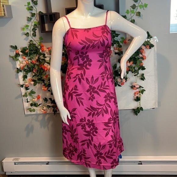 CUPSHE Pink Backless Fitted Waisted A-Shape Dress Size Large - Picture 6 of 13